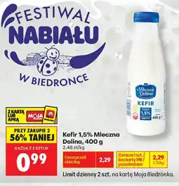 Biedronka Kefir Mleczna Dolina oferta