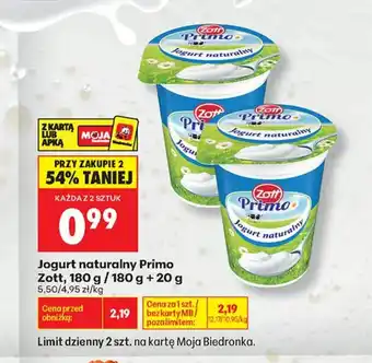 Jogurt naturalny Zott