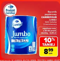 Carrefour Market Ręcznik papierowy Carrefour oferta