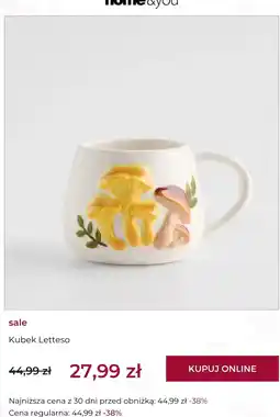 Home&You Kubek Letteso oferta