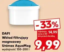 Kaufland Wkład filtrujący magnezowy Unimax AquaMag oferta