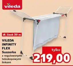 Kaufland Vileda Infinity Flex Suszarka z regulowanymi teleskopowymi linkami oferta