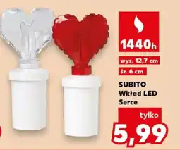 Kaufland SUBITO Wkład LED Serce oferta