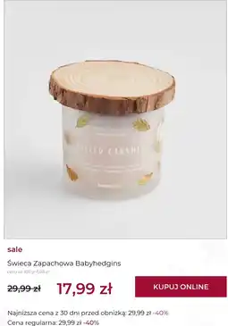 Home&You Świeca Zapachowa Babyhedgins oferta