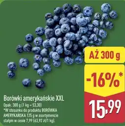 ALDI Borówki amerykańskie XXL oferta