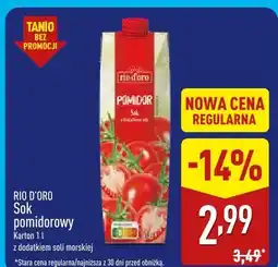 ALDI Rio d'Oro Sok pomidorowy oferta