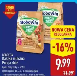 ALDI BoboVita Kaszka mleczna Porcja zbóż oferta