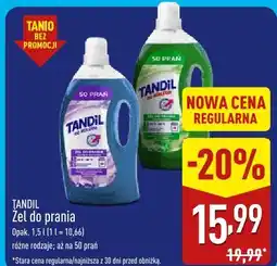 ALDI TANDIL Żel do prania oferta