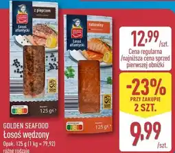 ALDI GOLDEN SEAFOOD Łosoś wędzony oferta