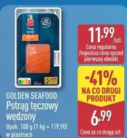 ALDI GOLDEN SEAFOOD Pstrąg tęczowy wędzony oferta
