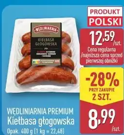 ALDI WĘDLINIARNIA PREMIUM Kiełbasa głogowska oferta