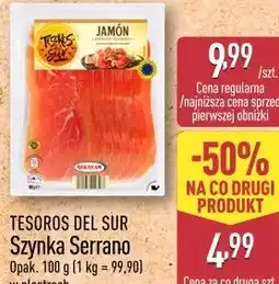 ALDI TESOROS DEL SUR Szynka Serrano oferta