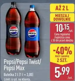 ALDI Pepsi/Pepsi Twist/Pepsi Max oferta
