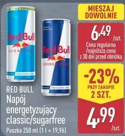ALDI Red Bull Napój energetyzujący classic/sugarfree oferta