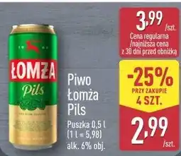 ALDI Piwo Łomża Pils oferta