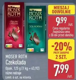 ALDI MOSER ROTH Czekolada oferta