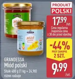 ALDI Grandessa Miód polski oferta