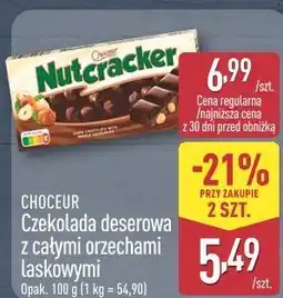 ALDI CHOCEUR Czekolada deserowa z całymi orzechami laskowymi oferta