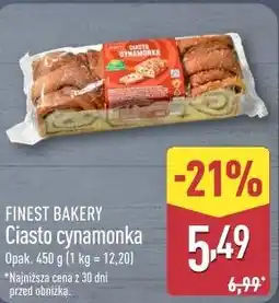 ALDI Finest Bakery Ciasto cynamonka oferta