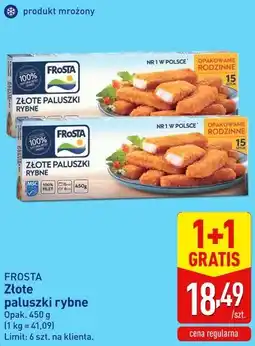 ALDI Złote paluszki rybne Frosta oferta