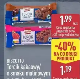 ALDI BISCOTTO Torcik kakaowy/o smaku malinowym oferta