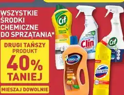 ALDI Wszystkie środki chemiczne do sprzątania (Cif, Clin, Domestos, Sidolux) oferta