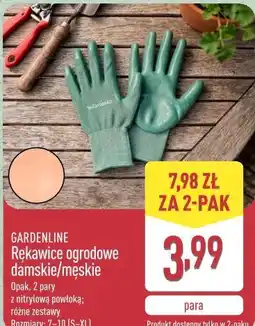 ALDI GARDENLINE Rękawice ogrodowe damskie/męskie oferta
