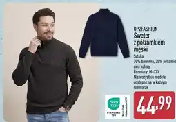 ALDI UP2FASHION Sweter z półzamkiem męski oferta
