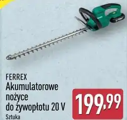ALDI FERREX Akumulatorowe nożyce do żywopłotu 20 V oferta