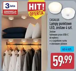 ALDI CASALUX Lampy punktowe LED, zestaw 4 szt oferta