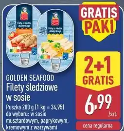 ALDI Filety śledziowe w sosie Golden Seafood oferta