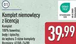 ALDI Komplet niemowlęcy z licencją oferta