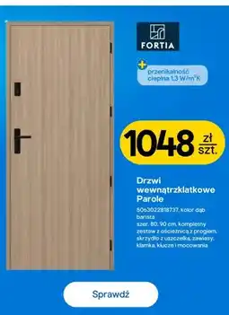 Castorama Drzwi wewnątrzklatkowe Parole 80 cm Fortia oferta