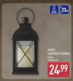 ALDI Latarnia ze świecą Subito oferta