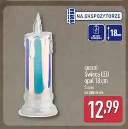 ALDI Świeca LED opal 18 cm Subito oferta