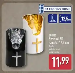 ALDI Świeca LED szeroka 12,5 cm Subito oferta
