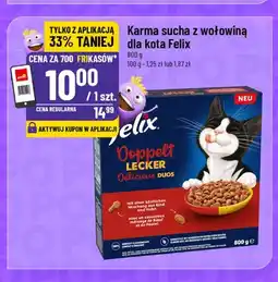 Polomarket Karma sucha z wołowiną dla kota Felix oferta