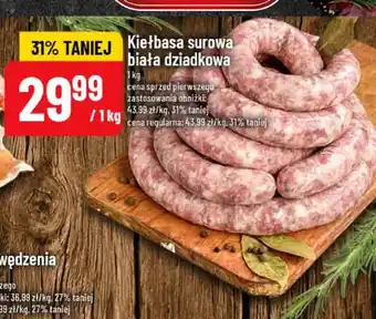 Kiełbasa surowa biała dziadkowa
