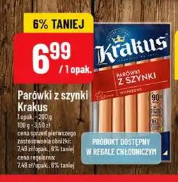 Polomarket Parówki z szynki Krakus oferta