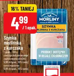 Polomarket Szynka morlińska z kurczaka Morliny oferta