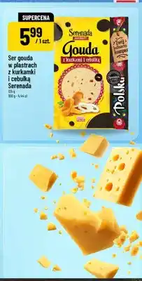 Polomarket Ser gouda w plastrach z kurkami i cebulką Serenada oferta