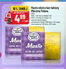 Polomarket Masło ekstra bez laktozy Mleczna Polana oferta