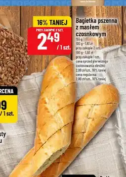 Polomarket Bagietka pszenna z masłem czosnkowym oferta
