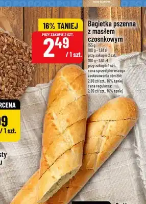 Polomarket Bagietka pszenna z masłem czosnkowym oferta