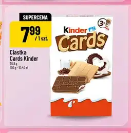 Polomarket Ciastka Cards Kinder oferta