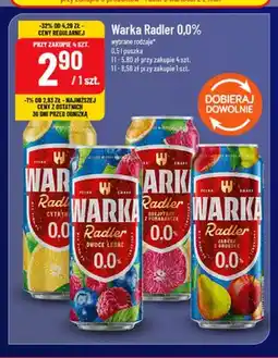 Polomarket Piwo bezalkoholowe Warka Radler cytryna oferta