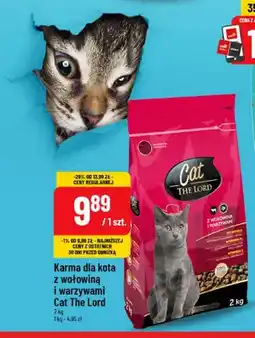 Polomarket Karma dla kota z wołowiną i warzywami Cat The Lord oferta