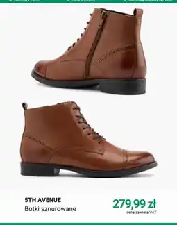 Deichmann Botki sznurowane 5th Avenue oferta