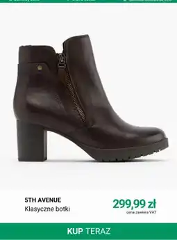 Deichmann Klasyczne botki 5th Avenue oferta
