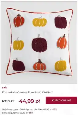 Home&You Poszewka haftowana Pumpkinio 45x45 cm Home & You oferta
